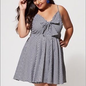 Fashion to Figure plus size 2 bobbi gingham dress